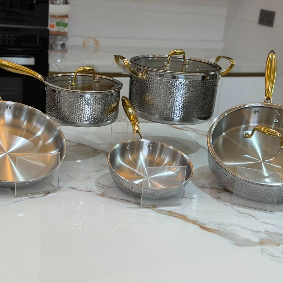 6pcs Tri-ply clad stainless steel set — Kitchen Professional