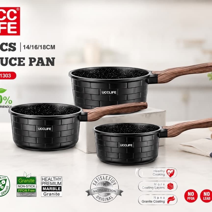 UCC life milk pot 3 pcs — Kitchen Professional