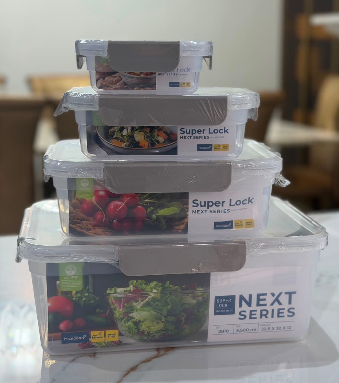 4pcs Super lock storage container — image 1