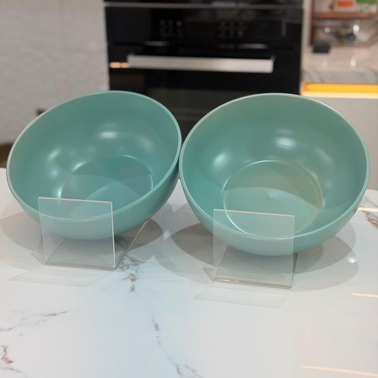 Fufu bowls 10 inches Green 2pcs — image 1