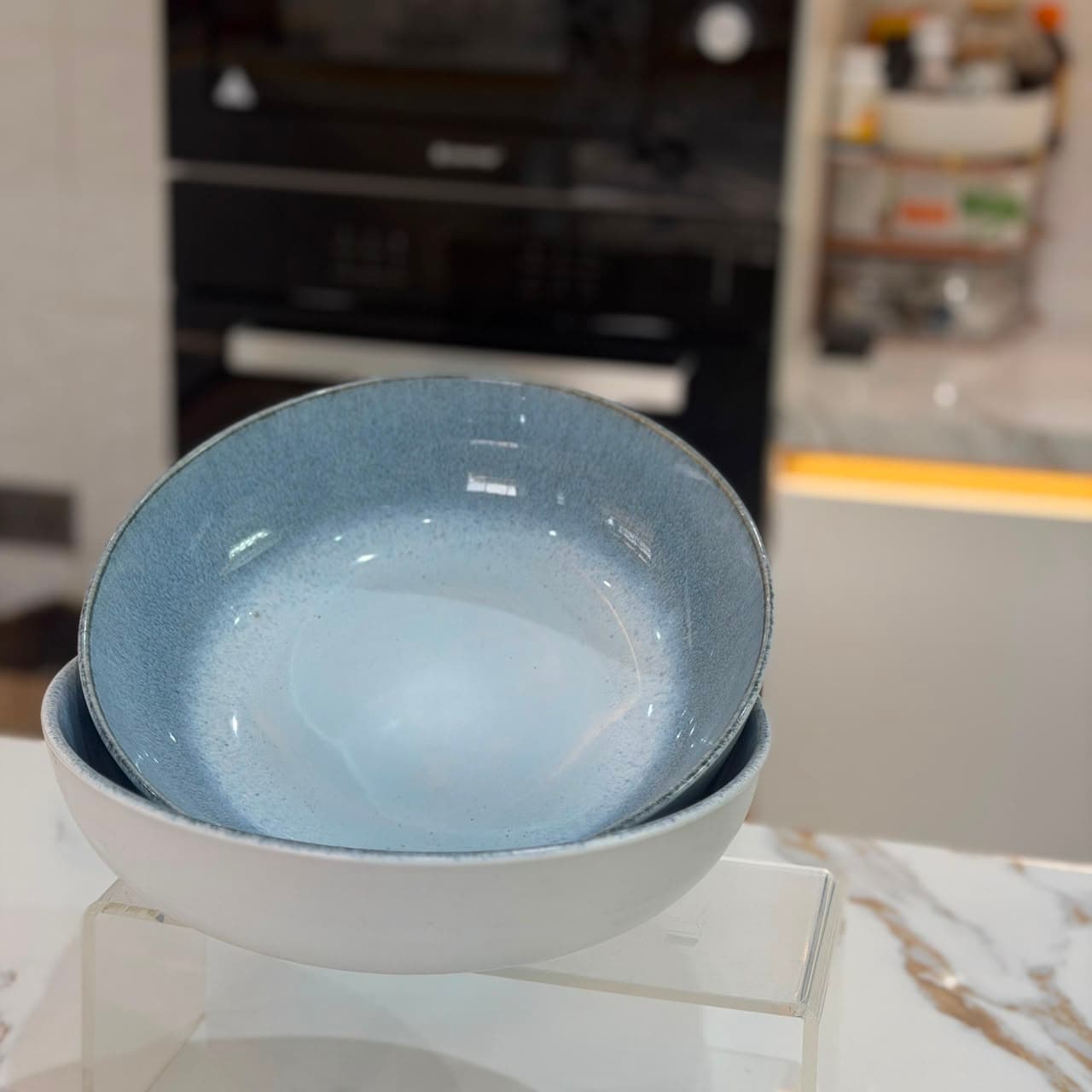 Fufu bowls 10 inches Blue — image 1
